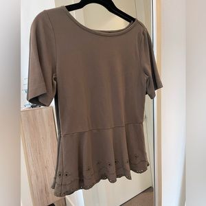 Ann Taylor Peplum Top